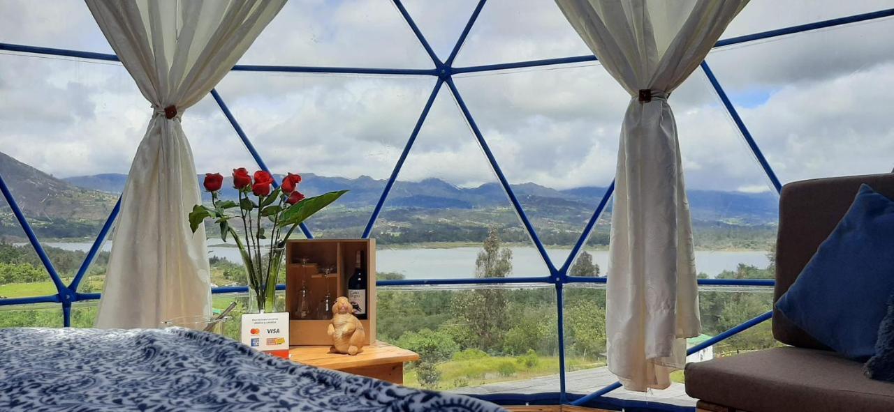 Hôtel Glamping Blue à Guatavita Extérieur photo
