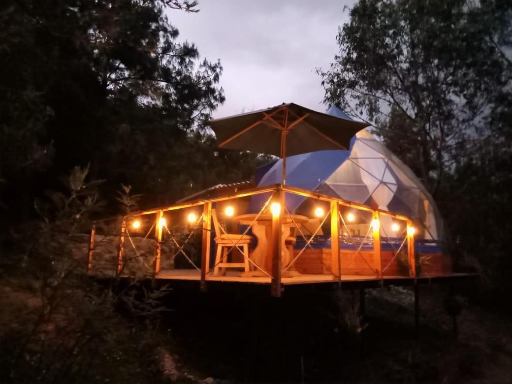 Hôtel Glamping Blue à Guatavita Extérieur photo