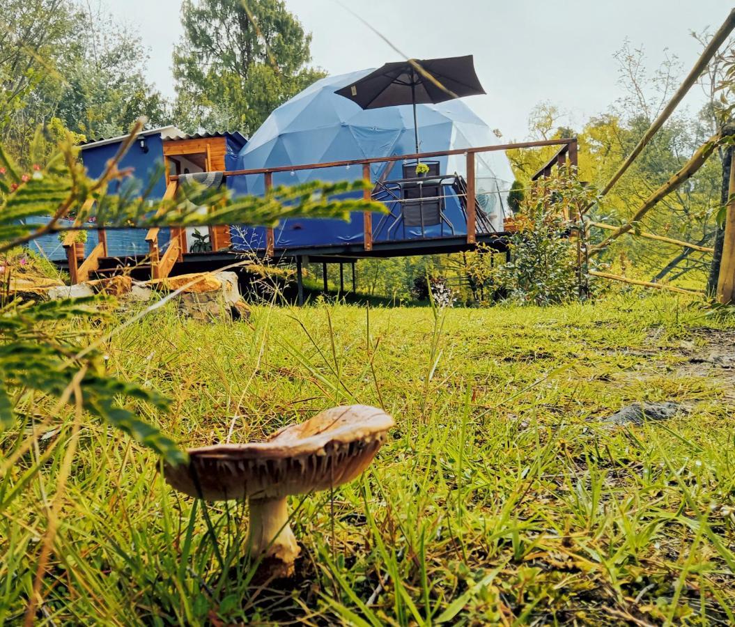 Hôtel Glamping Blue à Guatavita Extérieur photo