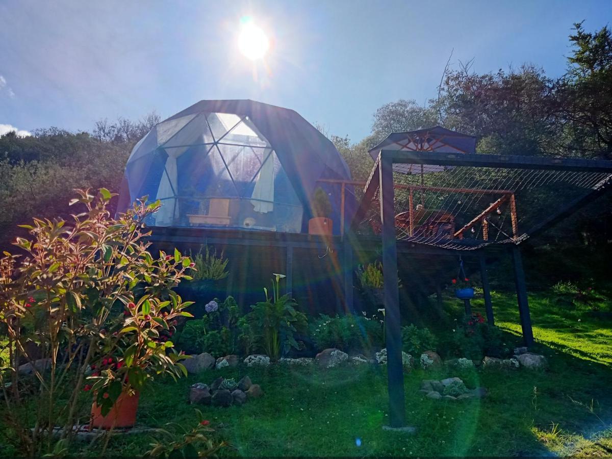 Hôtel Glamping Blue à Guatavita Extérieur photo